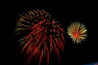 4 Temmuz için havai fişek kutlaması