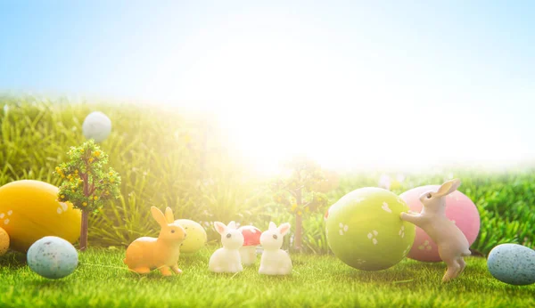 부활절 토끼가 장난감 — 스톡 사진