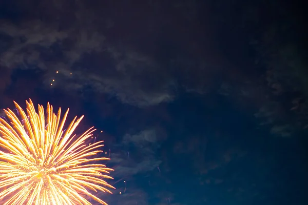 Tűzijáték Ünnepség Július — Stock Fotó