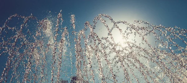 beautiful Fountain on nature background