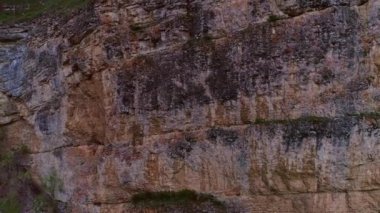 Bir yaz günü dağların ve ormanın havadan çekilmiş videosu