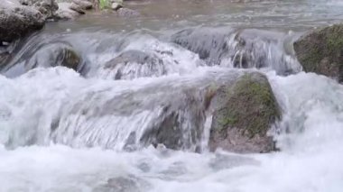 Bir yaz gününde dağ nehri
