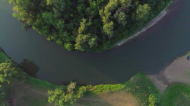 Orman ve nehirlerin hava videosu