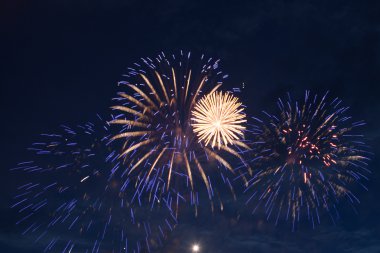 4 Temmuz için havai fişek kutlaması