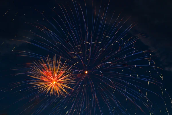 Schönes Feuerwerk — Stockfoto