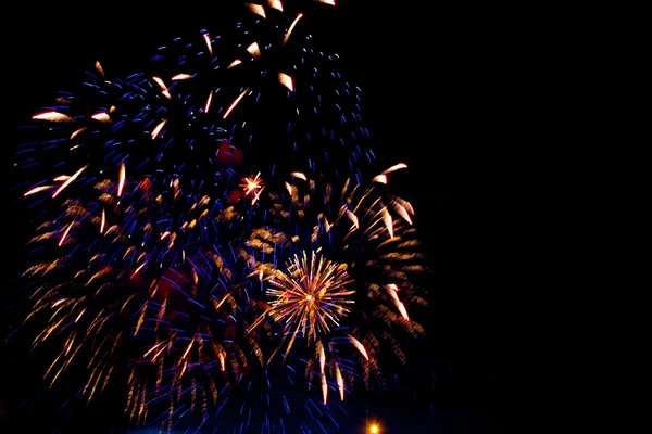 Conjunto de fogos de artifício — Fotografia de Stock