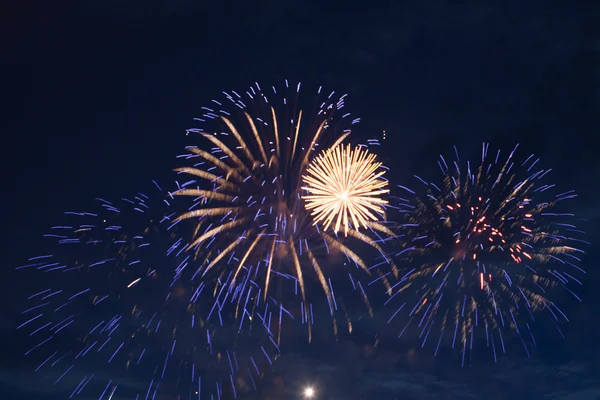 Fireworks celebration for July 4th — Stock Photo, Image