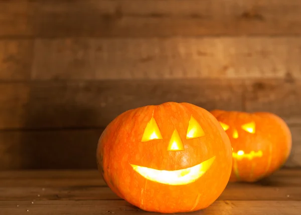 Jack O' Lantern at Night — Stock Photo, Image