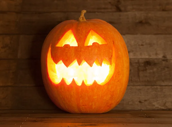 Jack O' Lantern at Night — Stock Photo, Image