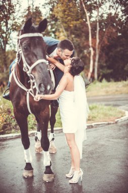 Birbirine aşık çift