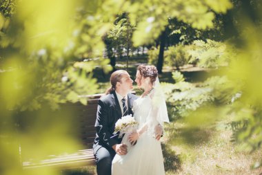 damat ve gelin birlikte