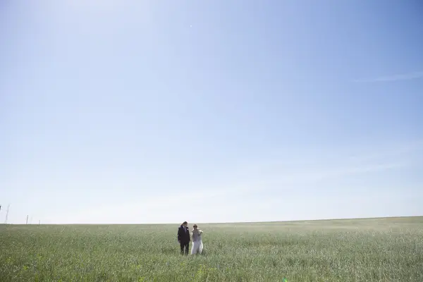 Brud och brudgum — Stockfoto