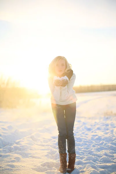 冬の喜び — ストック写真