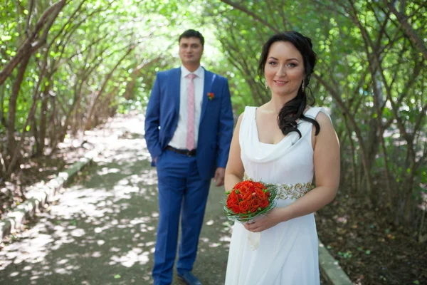 Immagine romantica di coppia attraente — Foto Stock