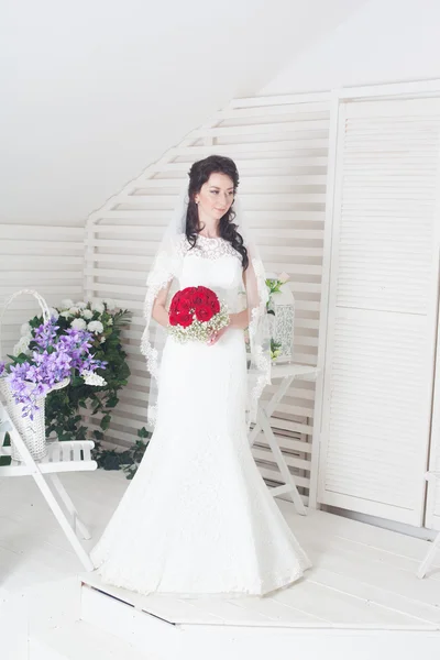 美丽的新娘肖像 — 图库照片