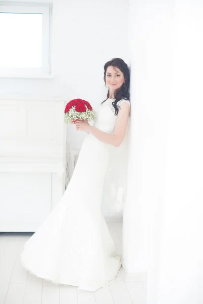 Vrolijke bruid — Stockfoto