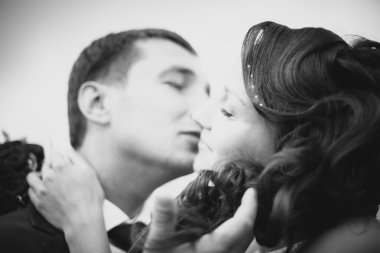 Karı koca düğün gününde