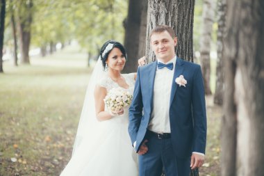 Düğün gününde yeni evliler