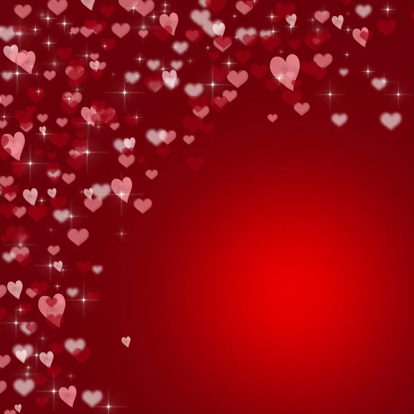 バレンタインの日の赤い背景 — ストック写真