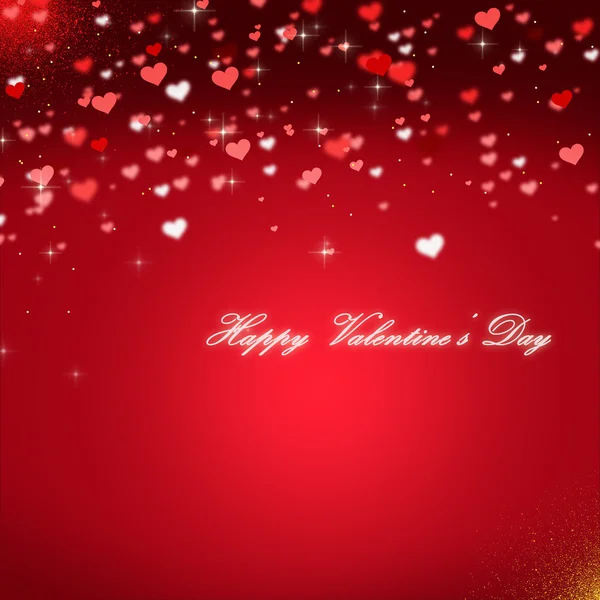 Red valentines day background — Stock Photo, Image