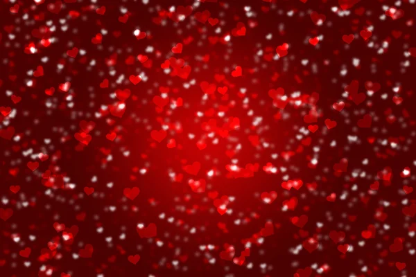 Rood hart ruimte voor liefde glitter klaar ontwerp — Stockfoto