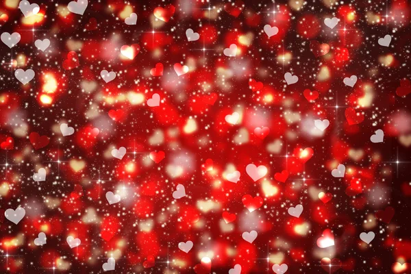 Rood hart ruimte voor liefde glitter klaar ontwerp — Stockfoto
