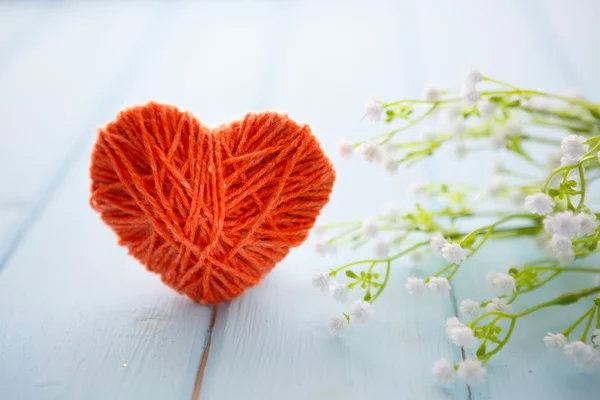 Segno con fiori di albero di primavera — Foto Stock