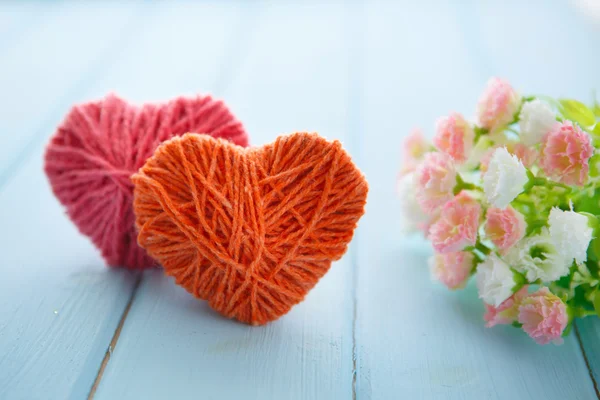 Signo con flores de árboles de primavera — Foto de Stock