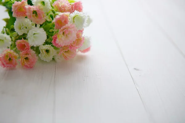 Spring Blossom over wood background. — Stock Photo, Image