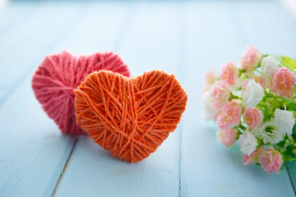 Signo con flores de árboles de primavera — Foto de Stock