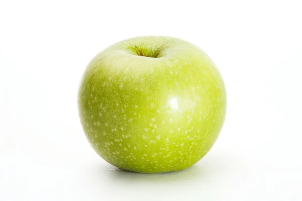 고립 된 아름 다운 신선한 그린 애플 — 스톡 사진
