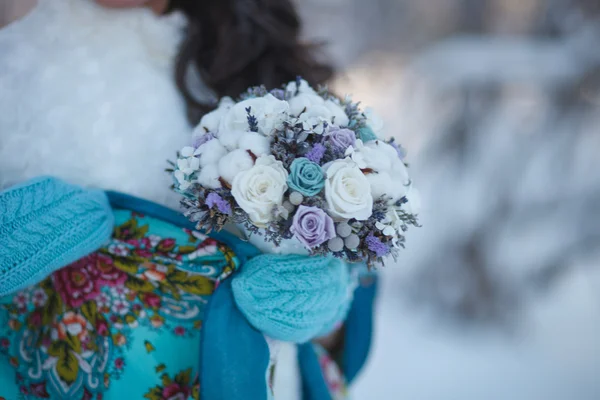 Ramo de boda de invierno . —  Fotos de Stock