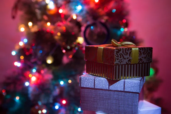 Árbol de Navidad con Navidad — Foto de Stock