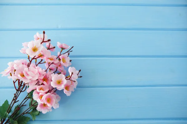 Primavera flor sobre fundo de madeira — Fotografia de Stock