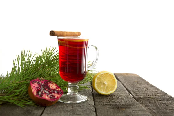 Mulled wine Winter drink — Stock Photo, Image
