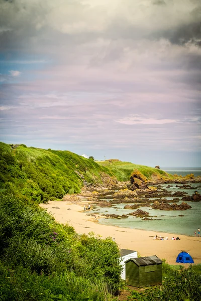 Coldingham Bay, στη Σκωτία, Ηνωμένο Βασίλειο — Φωτογραφία Αρχείου