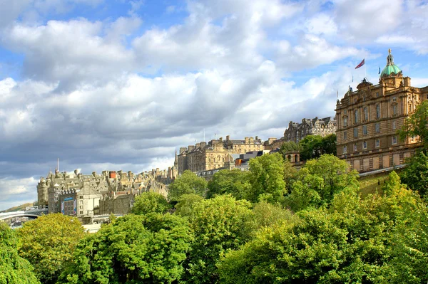 Prinses tuinen in edinburgh, Schotland — Stockfoto