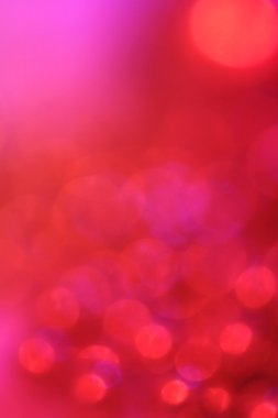 Bokeh kırmızı ışıklar