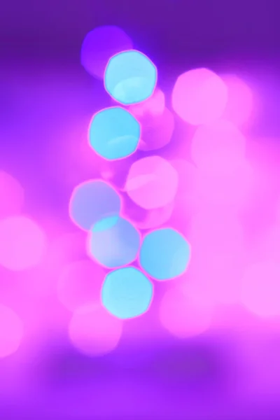 Fundo abstrato de Natal colorido com luzes bokeh — Fotografia de Stock