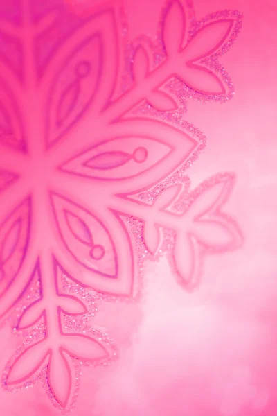 Jul vinter bakgrund med snöflingor — Stockfoto