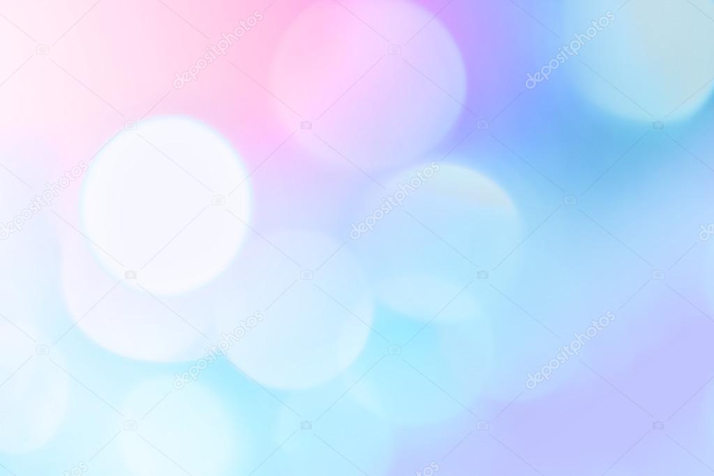 Beautiful soft bokeh lights in pastel colors
