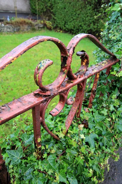 Old rusty gate close up — Stock Photo, Image