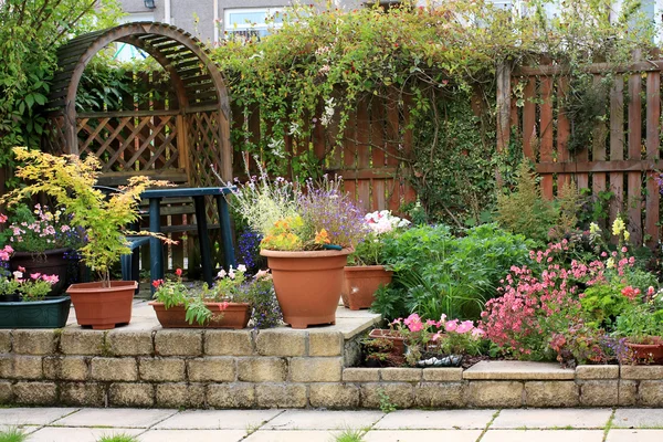 아름 다운 집 정원 — 스톡 사진