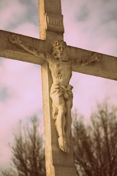 Jezus Christus aan het kruis — Stockfoto