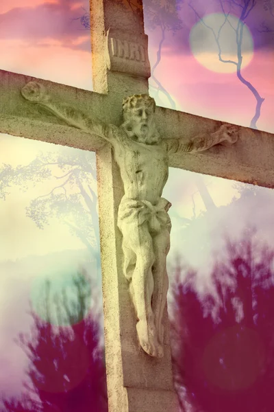 Jesus Christus am Kreuz — Stockfoto