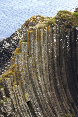 Staffa, an island of the Inner Hebrides in Argyll and Bute, Scotland clipart