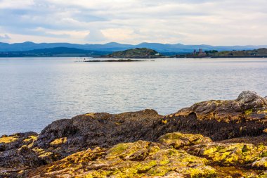 Black Sand Plajı, Aberdour, İskoçya.