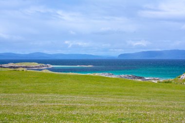 Iona Inner Hebrides Mull Ross İskoçya'nın Batı Kıyısı üzerinde kapalı küçük bir ada olduğunu.