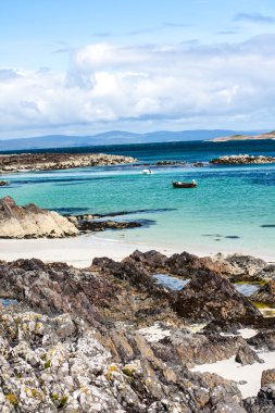 Iona Inner Hebrides Mull Ross İskoçya'nın Batı Kıyısı üzerinde kapalı küçük bir ada olduğunu.