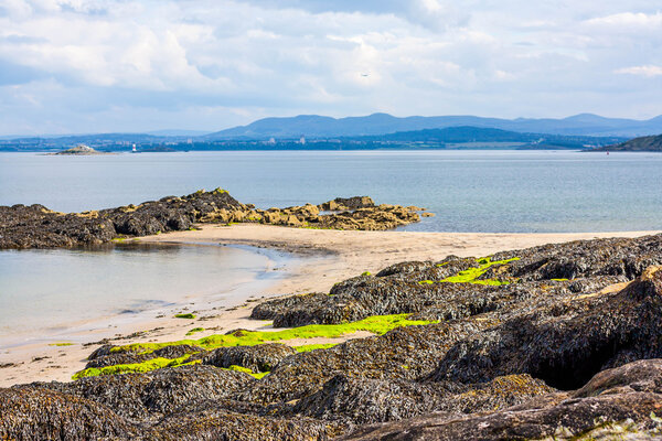 Black Sands beach, Aberdour, Scotland.